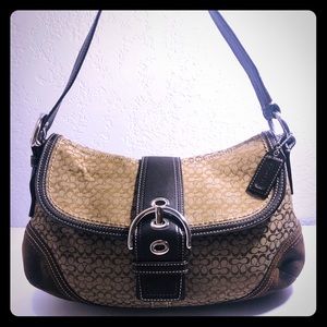 Coach Signature Suede Soho Hobo No. J0749-F10926